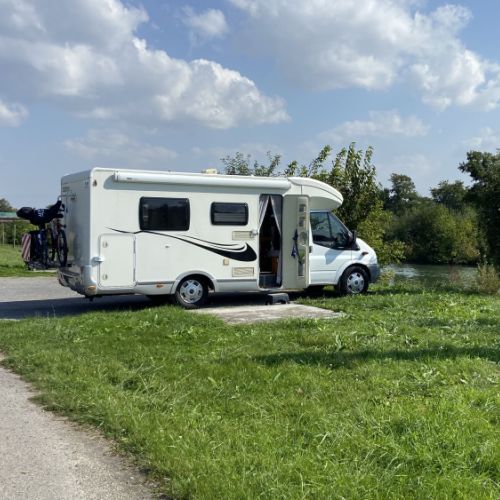 Pause pour la nuit à Maizy au sud de Berry au lac